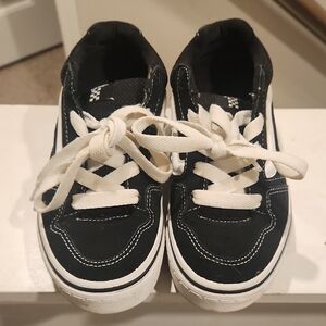 Kids Black and White Sneakers